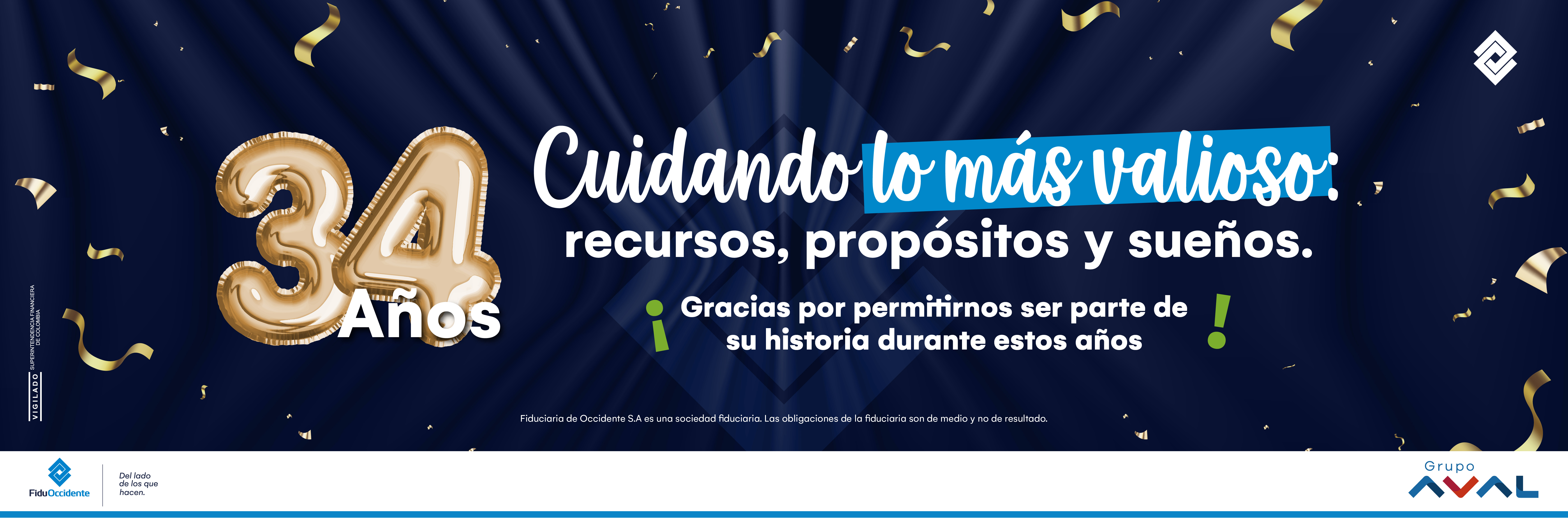 Cumpleaños #34 Fiduoccidente